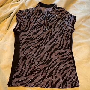 New Black sequin shirt size small